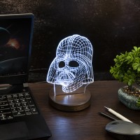3D лампа Дарт Вейдер на пульте управления, Звёздные войны, акрил