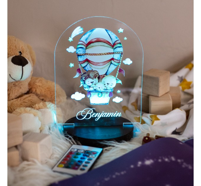3D светильник, LED Лампа-ночник, светильник настольный