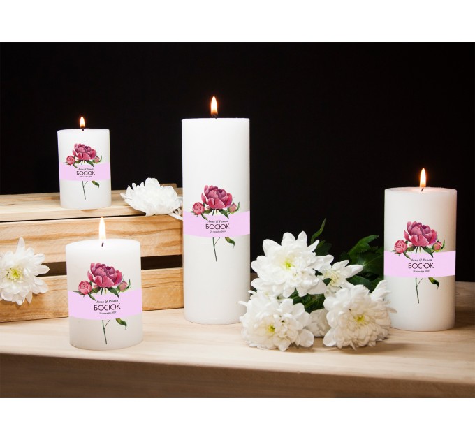 Романтическая свеча в подарок на свадьбу или годовщину
