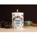 Новорічна свічка для дому, романтичні свічки, новорічні свічки
